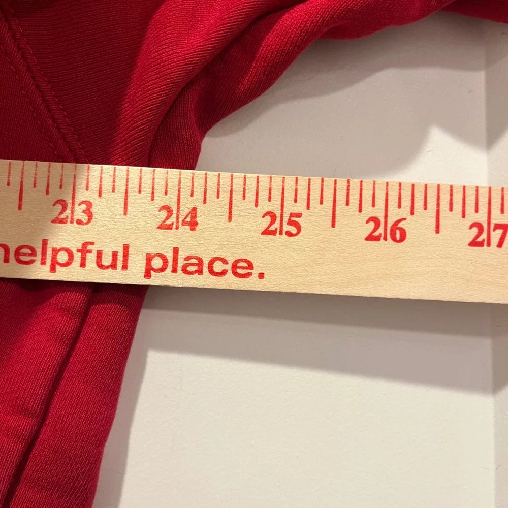 Jordan Jumpman Mens Red Graphic Pullover Hoodie Sweatshirt Large